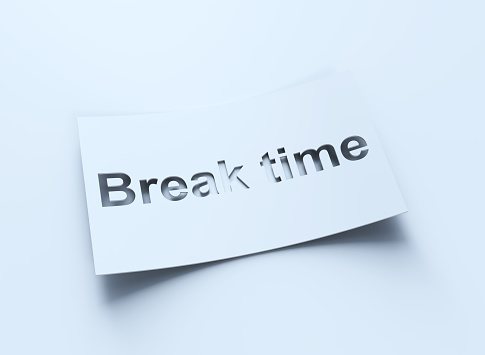 Break time concept