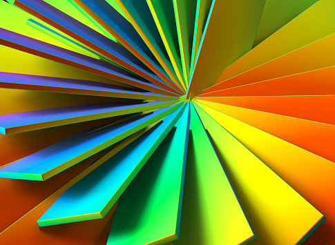 Colorful Abstract Background 3d rendering