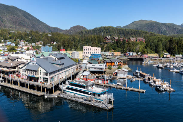 istock Ketchikan, Alaska Shops and Marina 1526338537