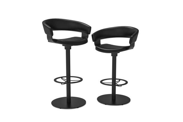 istock studio shot of a modern stool isolated on white, with clipping path. Modern bar chair isolated on white background. Furniture series 1526414219