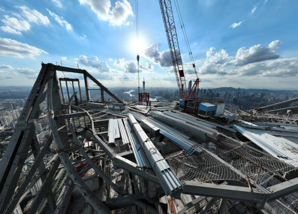 istock High-rise buildings under construction in Guangzhou, China 1526611791