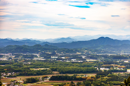 The view from the top of Mt. Taki, Tochigi Prefecture