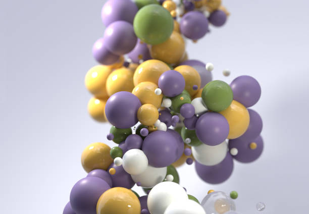 istock Colorful spheres abstract background 1526893957