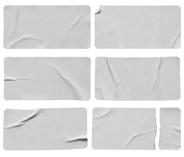 Photo of Paper rectangular stickers