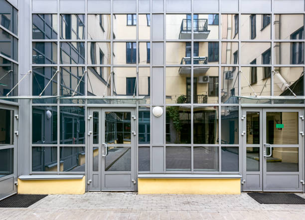 istock exterior of a newly constructed modern small office building 1527029997