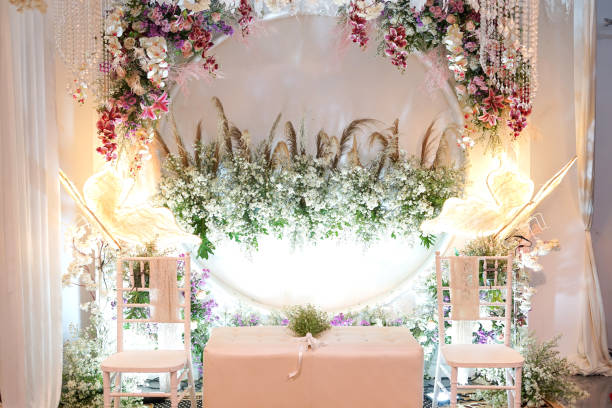 istock Decoration with luxurious flowers for the wedding ceremony 1527030179