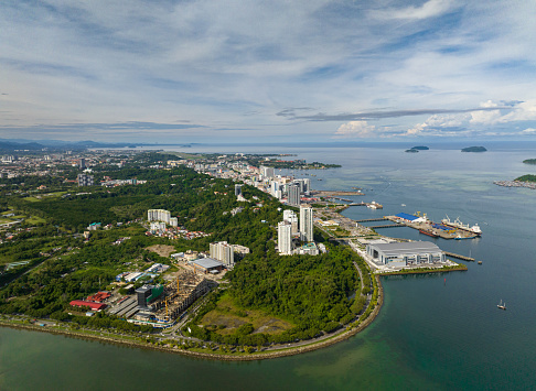 Kota Kinabalu is the state capital of Sabah, Malaysia. Borneo.