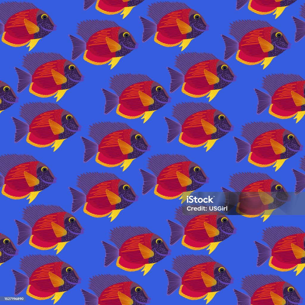 Fish Pattern Stock Fish Pattern Stock Illustration - Download Image Now - Abstract, Animal ...