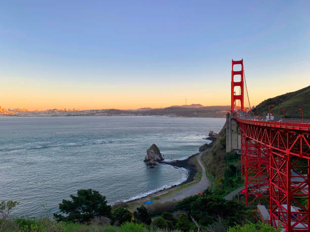 istock Golden Gate Bridge in the evening 1527224178