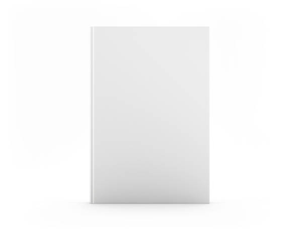 istock Blank book cover mockup isolated on white 1527436264