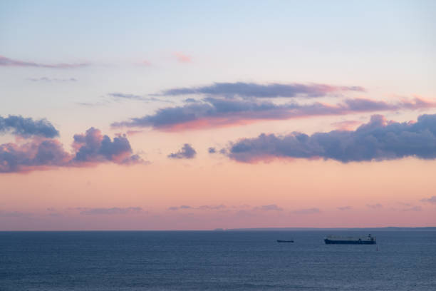 twilight sky and sea