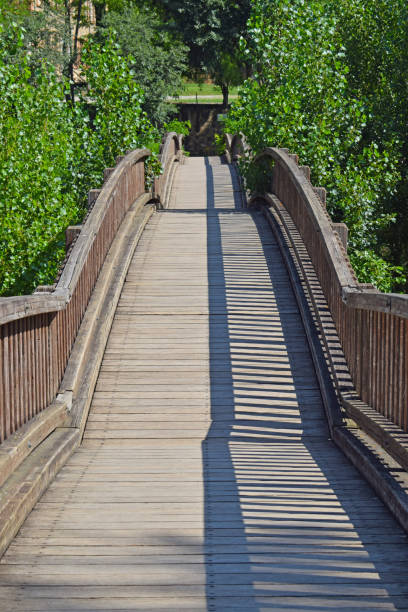 istock Wooden bridge in Castellfollit de la Roca, Girona 1527598361