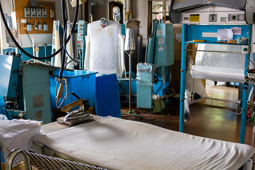 Equipments of Dry cleaner factory.