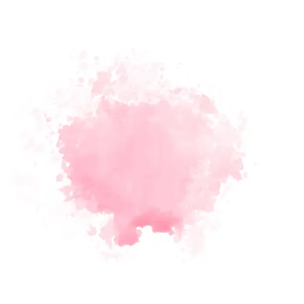 Vector illustration of Abstract pink watercolor water splash. Vector watercolour texture in rose color