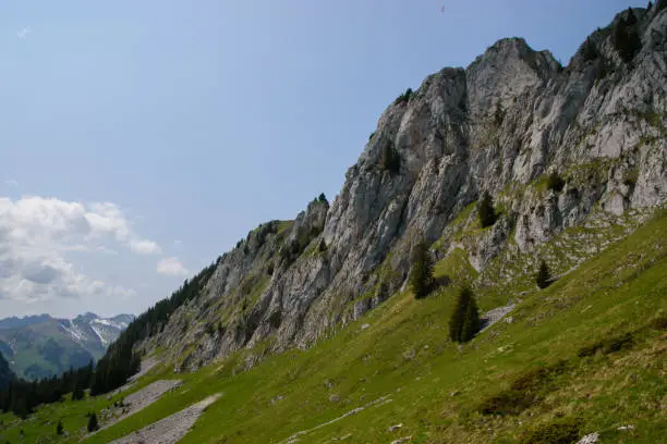 Stockhorn. Alpine landscape in Switzerland. Taken near Thun and Interlaken.
