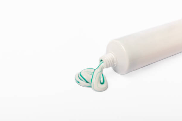 istock Toothpaste isolated on white background. Dental care. Dentistry concept. Refreshing mint toothpaste. 1527866818