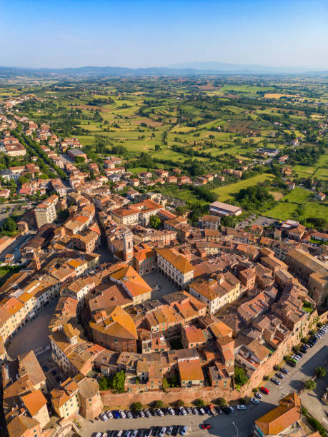 istock Foiano della Chiana, Tuscany from drone 1528006371