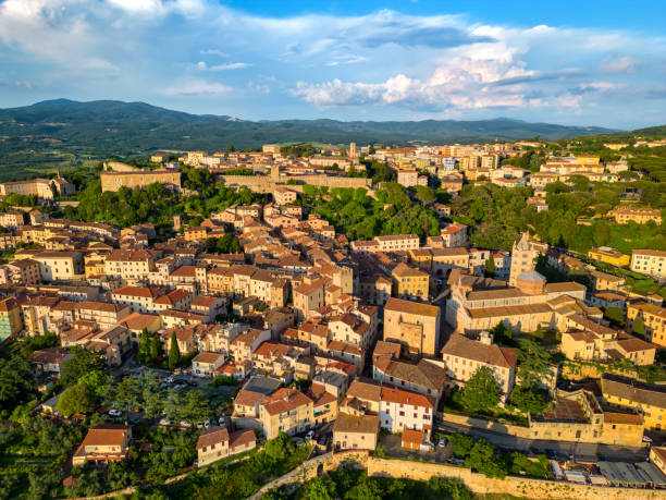 istock Drone view of Massa Marittima 1528006385