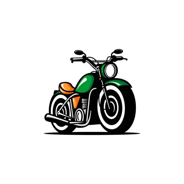 Vector illustration of motorcycle