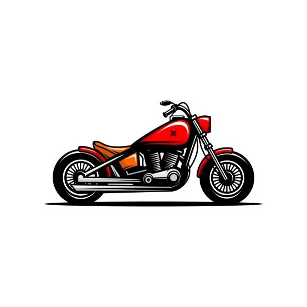 Vector illustration of motorcycle