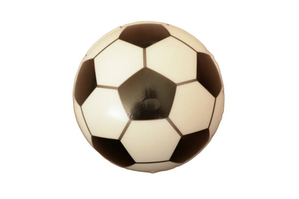 istock Soccer ball isolated on a white background. 1528071589
