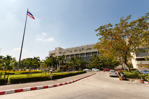 Nonthaburi, Thailand - January 28th, 2014: Sukhothai Thammathirat Open University, STOU, is one of the leading open universities in Thailand that provides educational opportunities for Thai people.