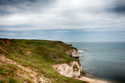 Beautiful nature in coast of East Riding of Yorkshire. HDR.