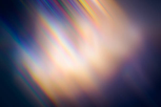 istock The effect of applying the glare of an iridescent optical lens 1528194998