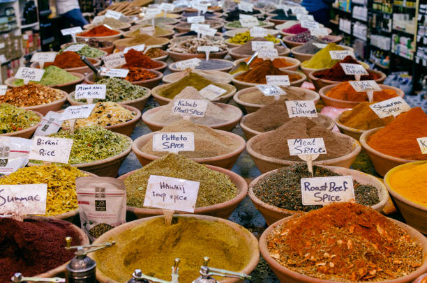 istock Authentic Oriental Spices at Jerusalem's Vibrant City Bazaar 1528232809
