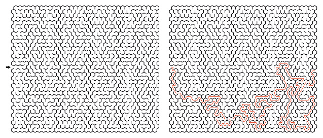 Complex Mini Mazes Complex Maze With A Solution Stock Illustration Stock Illustration ...