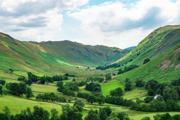 istock Sunlight on Martindale, Lake District, England 1528244448