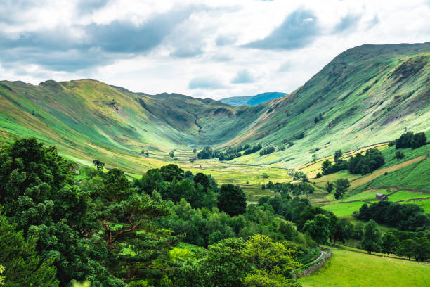 Sunlight on Martindale, Lake District, England
