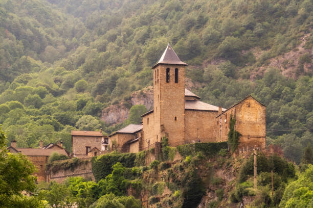 istock panoramic  landscape view to Torla Ordesa town 1528286204