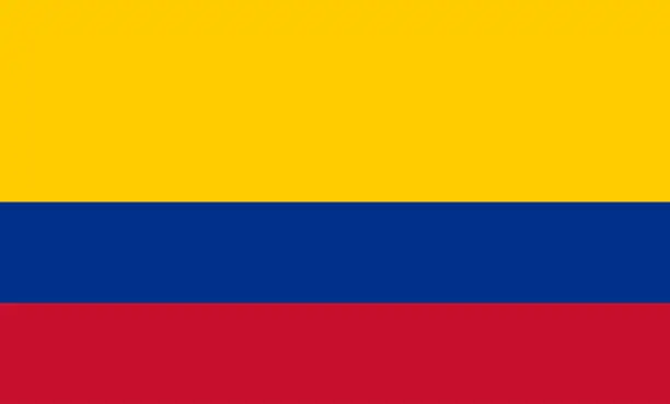 Vector illustration of Colombia flag. Vector illustration EPS10