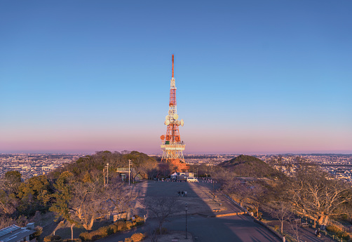 Tokyo Tower and urban landscape