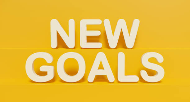 istock New Goals. Web banner and sign. 1528536815