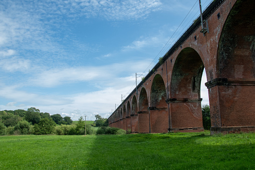 Twemlow Viaduct is a Grade II listed structure built in 1841. Pictures show the stunning structure with shadows and leading lines.