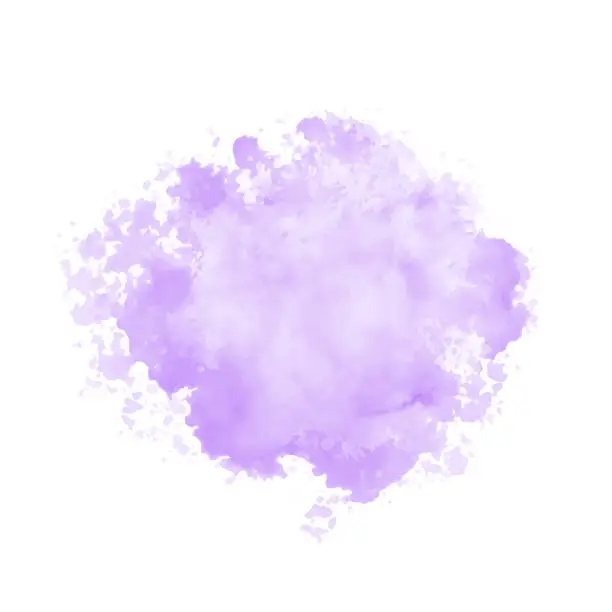 Vector illustration of Abstract purple watercolor water splash. Vector watercolour texture in violet color