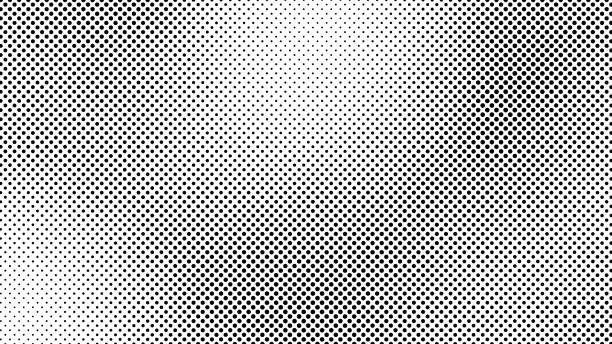 Vector illustration of Grunge halftone background with dots