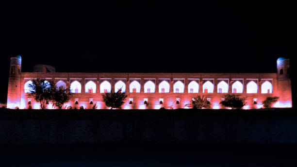 istock Khiva a building at night, Uzbekistan. 1528687180