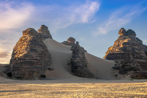 istock Desert erosion formations near Al Ula, Saudi Arabia 1528744785