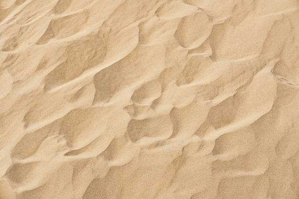 istock Natural sand texture. Wavy sand background for summer designs. 1528752184