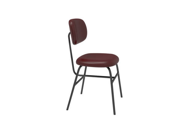 istock Modern red leather chair isolated on white background.solated on white background. Elements of architecture. Design template for graphics. Furniture Collecttion 1528787928