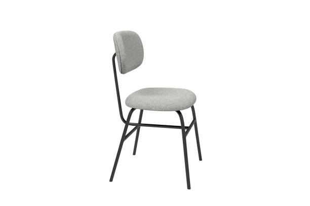 istock Modern linen fabric chair isolated on white background.solated on white background. Elements of architecture. Design template for graphics. Furniture Collecttion 1528788452