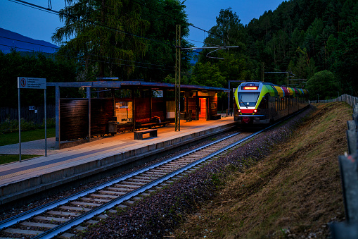 Train Station by Night