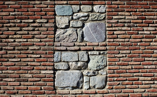 Brick wall from Tbilisi (Georgia)