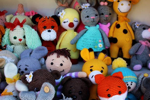 istock Handmade Knitted Toys 1528868760