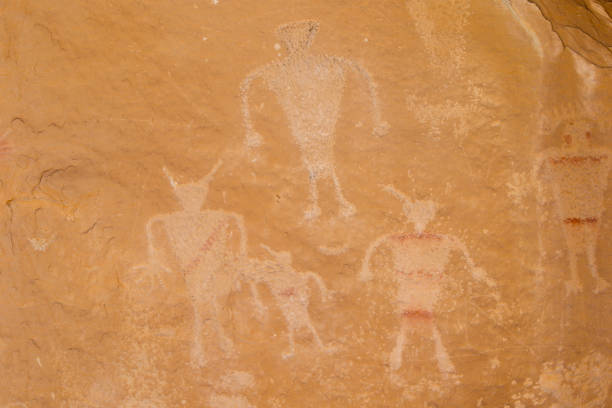 Petroglyphs Pictographs Dinosaur National Monument Park Utah Colorado