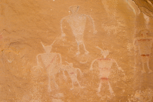 Petroglyphs Pictographs Dinosaur National Monument Park Utah Colorado