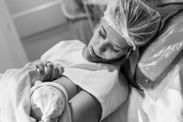 istock Mother breastfeeding her son for the first time 1529341113